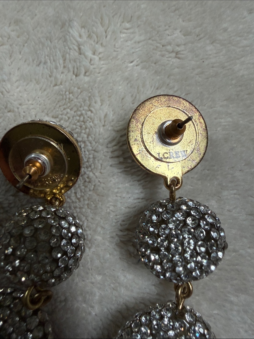 J. Crew Crystal Bold Statement Dangle Earrings - Picture 2 of 6